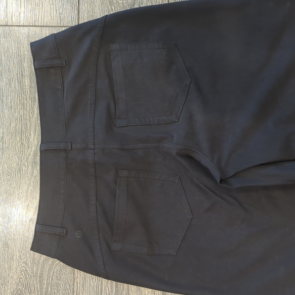 Lululemon City Sleek 5 Pocket Wide-Leg High-Rise Pant Black - Picture 9 of 10